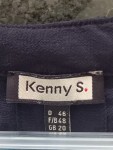 Vorschaubild 3 von Damen Bluse Gr. 46 Blau Casual Kurzarm