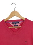 Vorschaubild 2 von Herren Pullover V-Ausschnitt Pink Gr. S Baumwolle