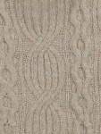 Vorschaubild 2 von Damen Pullunder Rollkragen Zopfstrick Beige Gr. 34/XS Strickweste