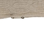 Vorschaubild 3 von Damen Pullunder Rollkragen Zopfstrick Beige Gr. 34/XS Strickweste