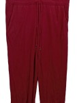 Vorschaubild 3 von Damen Jumpsuit Rot Gr. 34/XS Casual Viskose Overall Raffungen