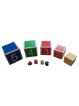 Vorschaubild 1 von DELTA SPORT Holzbausteine Stapelwürfel Zahlen 1-5 Lernspielzeug Kinder