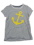 Vorschaubild 1 von T-Shirt Kinder Gr. 140 Mehrfarbig Baumwolle Gestreift Maritim Kurzarm