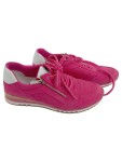 Vorschaubild 1 von Damen Sneaker low Pink Gr. 40 Lochmuster Reißverschluss