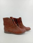 Vorschaubild 2 von Damen Stiefelette Gr. 38 Braun Casual Schnürstiefelette