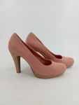 Vorschaubild 2 von Pumps Damen Gr. 40 Rosa Elegant Plateau Korkabsatz