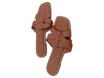 Vorschaubild 1 von Damen Pantoletten Sandalen Braun Gr. 38 Casual