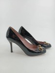 Vorschaubild 2 von Damen Pumps Lackleder Horsebit Detail Schwarz Gr. 37,5 Elegant