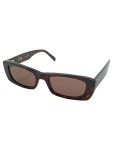 Vorschaubild 1 von Damen Sonnenbrille Modern rechteckig Schildpatt Kunststoff