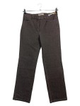 Vorschaubild 1 von Damen Jeans Regular Fit Gr. 36 Braun Casual mit Strasssteinen