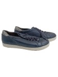 Vorschaubild 1 von Damen Schnürschuhe Sneaker Gr. 39 Blau Casual Leder Optik