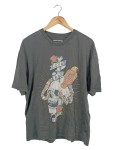 Vorschaubild 1 von Herren T-Shirt Totenkopf-Print Streetwear Grau Gr. 38