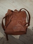 Vorschaubild 2 von Damen Leder Rucksack Braun Casual Alltag Freizeit