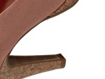 Vorschaubild 3 von Pumps Damen Gr. 40 Rosa Elegant Plateau Korkabsatz