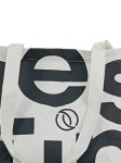Vorschaubild 5 von Damen Shopper Tasche Weiß Baumwolle Casual Stofftasche Schriftzug