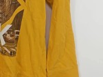 Vorschaubild 4 von Kapuzenpullover Kinder Gr. 158 Gelb Baumwolle Schriftzug Casual Langarm