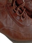 Vorschaubild 3 von Damen Stiefelette Gr. 40 Braun Klassisch Schnürstiefelette Fellfutter