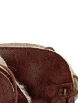 Vorschaubild 4 von Damen Stiefelette Gr. 40 Braun Klassisch Schnürstiefelette Fellfutter