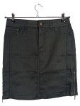 Vorschaubild 1 von Damen Faltenrock Gr. 36 Schwarz Casual Reißverschluss-Details