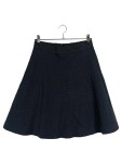 Vorschaubild 1 von Bleistiftrock Damen Gr. 34/XS Schwarz Baumwolle Strukturmuster Modern