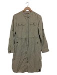 Vorschaubild 1 von Damen Blusenkleid Hemdblusenkleid Gr. 34 Oliv Casual