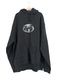Vorschaubild 1 von Kapuzenpullover Herren Schwarz Gr. 52/L Baumwolle Logo-Print