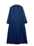 Vorschaubild 1 von Damen Übergangsmantel Kapuze Viskose Blau Gr. 44