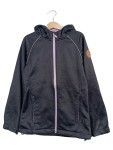 Vorschaubild 1 von Fleecejacke Kinder Gr. 140 Grau Polyester Meliert Sportlich Langarm