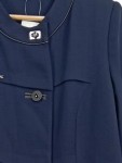 Vorschaubild 3 von Damen Übergangsmantel Gr. 46 Blau Elegant Lang Polyester