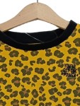 Vorschaubild 2 von Sweatshirt Gr. 140 Gelb Leopardenmuster Kinder Oberteil