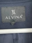Vorschaubild 3 von Klassischer Mantel Damen Blau Gr. 44/XXL Viskose Polyester Elasthan Uni