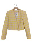 Vorschaubild 1 von MNG Damen Blazer kariert Modern Pink Gelb Gr. 36/S