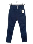 Vorschaubild 1 von High Waist Jeans Damen Gr. 38 Blau Stretch Baumwolle L28