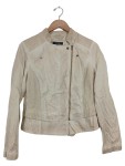 Vorschaubild 1 von , Damen Leichte Jacke Gr. 38/M Beige Modern Baumwolle Freizeit