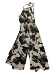 Vorschaubild 2 von Damen Jumpsuit XS Mehrfarbig mit Blattmuster Freizeit
