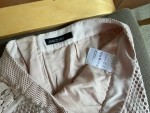 Vorschaubild 5 von Damen Wickelrock Gr. 40 L Beige Spitze Blumenmuster Feminin Elegant