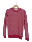 Vorschaubild 1 von Damen Pullover Pink Strukturmuster Gr. 38/M Langarm Baumwolle