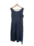 Vorschaubild 1 von Damen Sommerkleid Gr. 40 Blau Elegant Baumwolle Midikleid