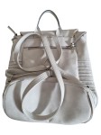 Vorschaubild 2 von Damen Rucksack Grau Modern mit Streifenmuster Alltag