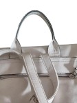 Vorschaubild 6 von Damen Rucksack Grau Modern mit Streifenmuster Alltag