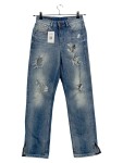 Vorschaubild 1 von Damen Destroyed Jeans Hose Blau Größe 27