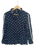 Vorschaubild 1 von Damen Poloshirt Blau Punkte Gr. 36;S Viskose