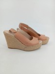 Vorschaubild 2 von Damen Sandaletten Keilabsatz Gr. 39 Rosa Feminin Espadrilles Plateau