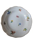 Vorschaubild 1 von Dekoschale Porzellan Weiß Blumenmuster Klassisch Ø 13 cm