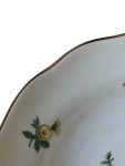 Vorschaubild 3 von Dekoschale Teller Blumenmuster Porzellan Weiß Klassisch