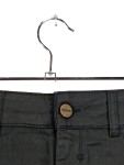Vorschaubild 3 von Damen Faltenrock Gr. 36 Schwarz Casual Reißverschluss-Details