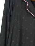 Vorschaubild 2 von Schlafanzug Damen Gr. 38/M Schwarz Polyester Logo-Print Freizeit
