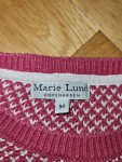 Vorschaubild 3 von Damen Pullover Pink Strukturmuster Gr. 38/M Langarm Baumwolle