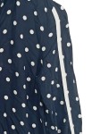 Vorschaubild 4 von Damen Poloshirt Blau Punkte Gr. 36;S Viskose