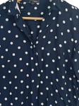 Vorschaubild 3 von Damen Poloshirt Blau Punkte Gr. 36;S Viskose